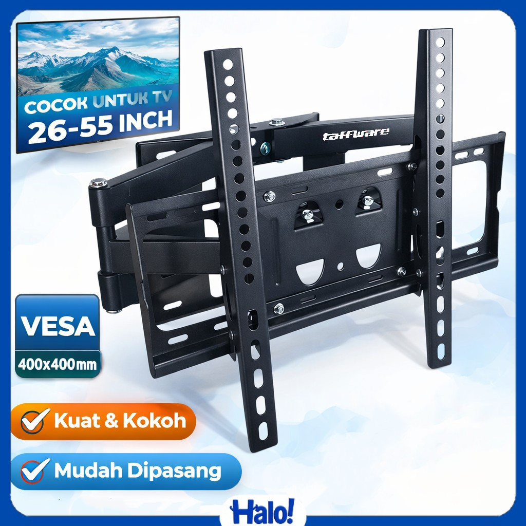 Taffia ขายึดทีวีแบบยืดไสลด์ VESA 400 x 400 สําหรับทีวี 26-55 นิ้ว - CP402