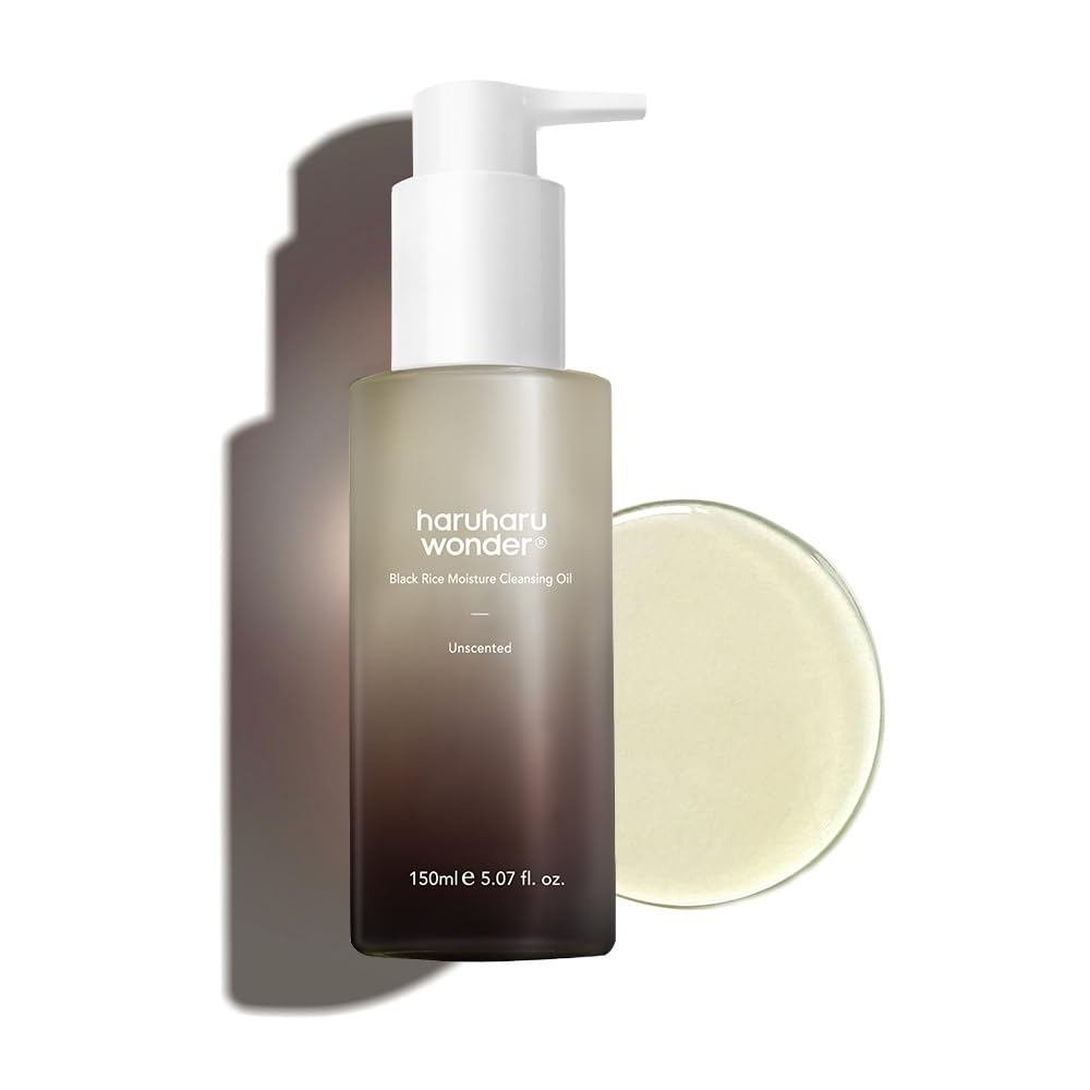 HARUHARU Wonder Rice Moisturizing Oil, Double Effect, Daily Cleansing Oil, Pore Cleansing Oil, Skin 