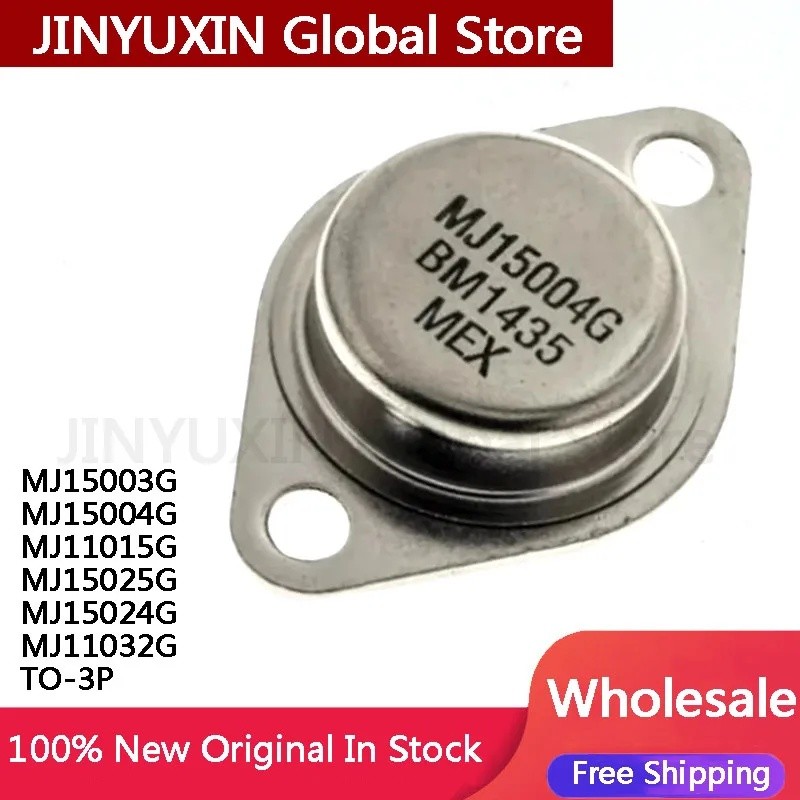 5 ชิ้น MJ15003G MJ15004G MJ11015G MJ15025G MJ15024G MJ11032G TO-3 ขายส่ง Field Effect ทรานซิสเตอร์