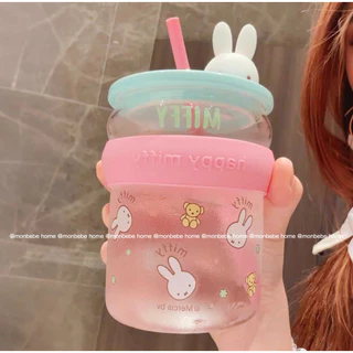 แก้วน้ำ แก้วกาแฟ ของแท้miffy🐰450ml พร้อมส่ง
