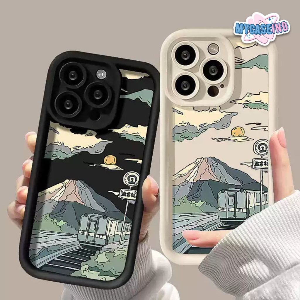 [MYCASEIND] พิมพ์ภูเขา astro case realme c75 c65 8 c21y 6 9 pro plus c33 c67 10 c31 9i a76 c53 c11 2