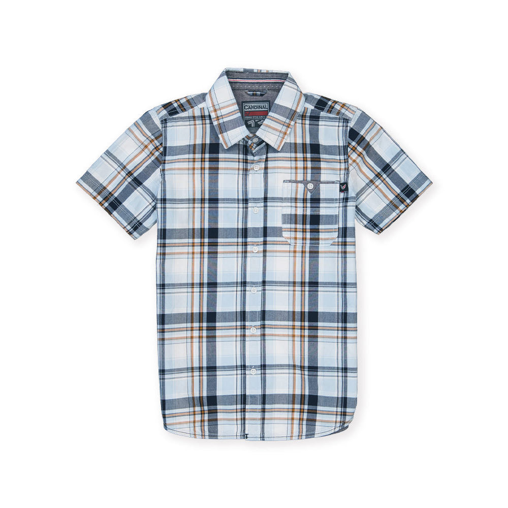 KEMEJA Cardinal Kids Slim Fit Short Sleeve Shirt T1079O02B By Cardinal
