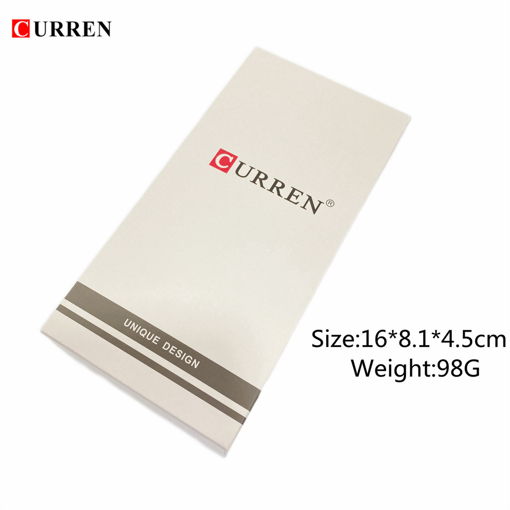CURREN/Karien Watch Watch Watch Watch Box Square Jewelry Paper Box LOGO Watch Box