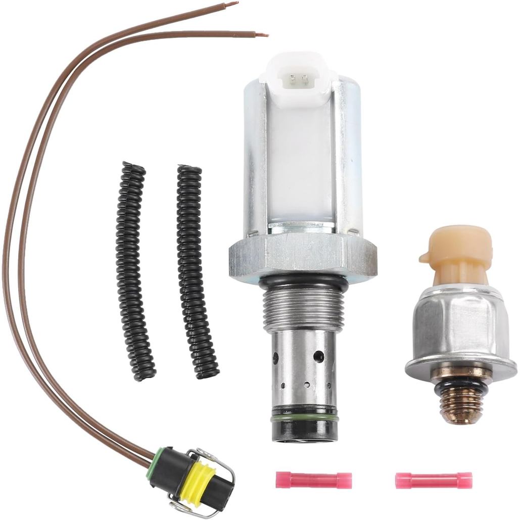 6.0 IPR หัวฉีดวาล์วตัวควบคุมความดันพร้อมเซ็นเซอร์ ICP & Pigtail ใช้งานร่วมกับ Ford F250 F350 F450 F5
