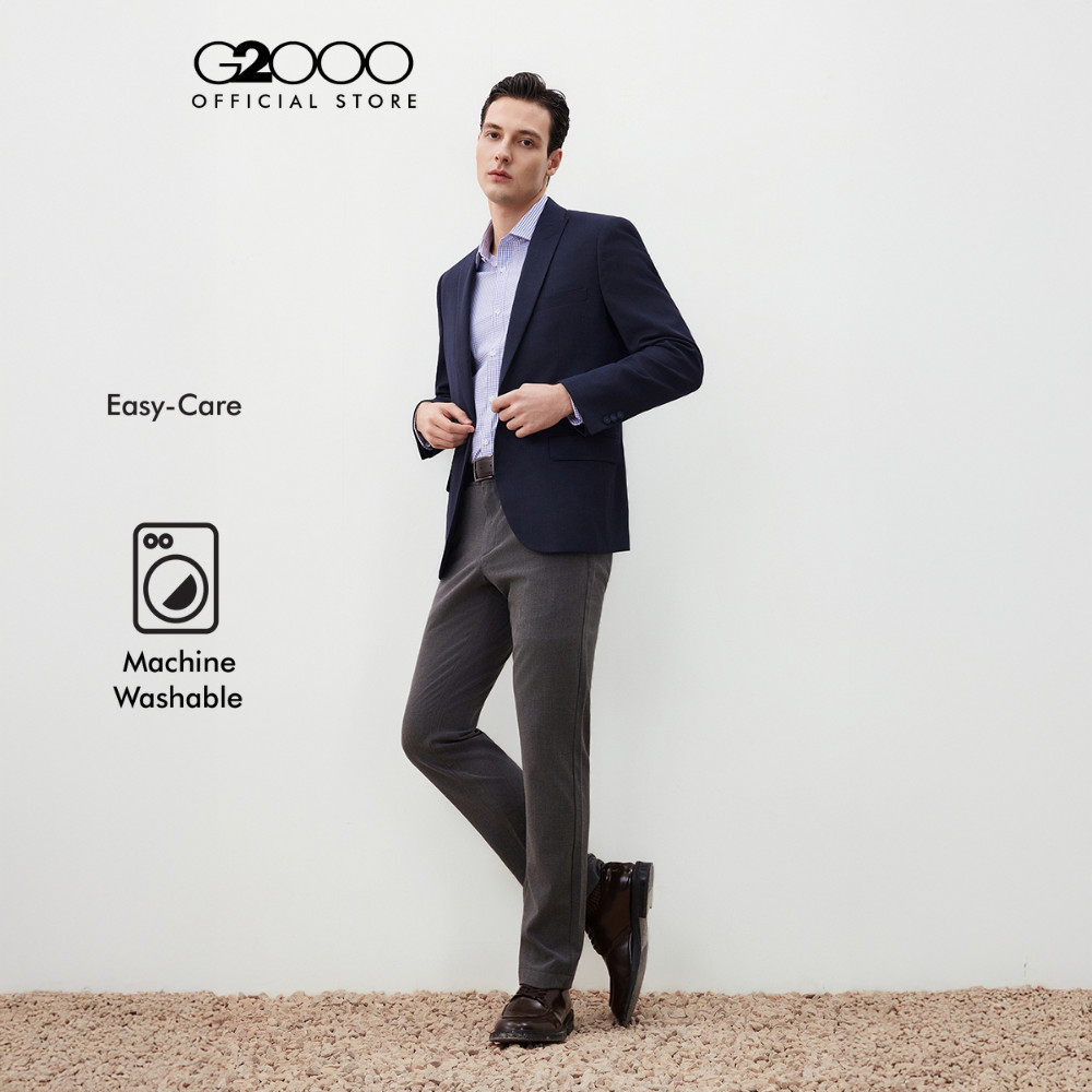 G2000 กางเกงขายาวแบบลำลองสำหรับผู้ชาย Extra Slim Fit รุ่น 5616397598 สีเทา