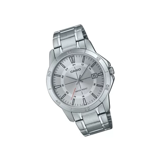 CASIO นาฬิกาข้อมือ CASIO รุ่น MTP-V004D-7CUDF วัสดุสเตนเลสสตีล สีเงิน