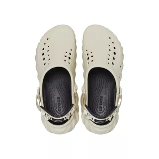 CROCS รองเท้าลำลองผู้ใหญ่ ECHO CLOG รุ่น CS 207937-2YJ - BONE/BLACK