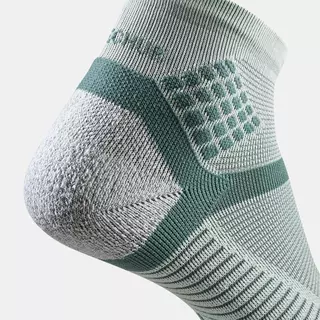 Decathlon Hiking Socks - Hike 500 Mid Black X2 Pairs ถุงเท้าหุ้มข้อสำหรับใส่เดินป่ารุ่น Mh500 แพ็ค 2 คู่ - Green