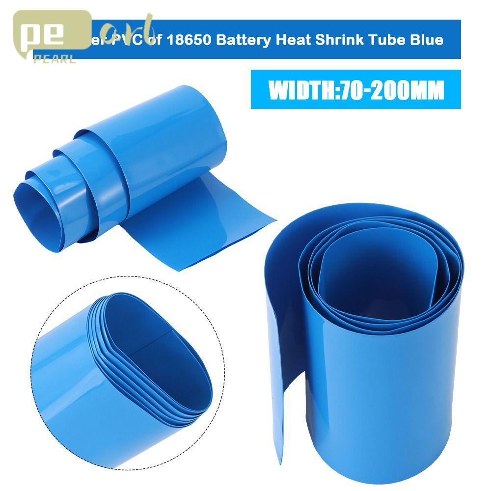 PEARLTH 1 เมตร/แพ็คท่อหดความร้อน,18650 แบตเตอรี่แพ็คพีวีซีหดฟิล์ม,หลายขนาด Li-ion Wrap 70-200 มม.แขนเทปกว้าง