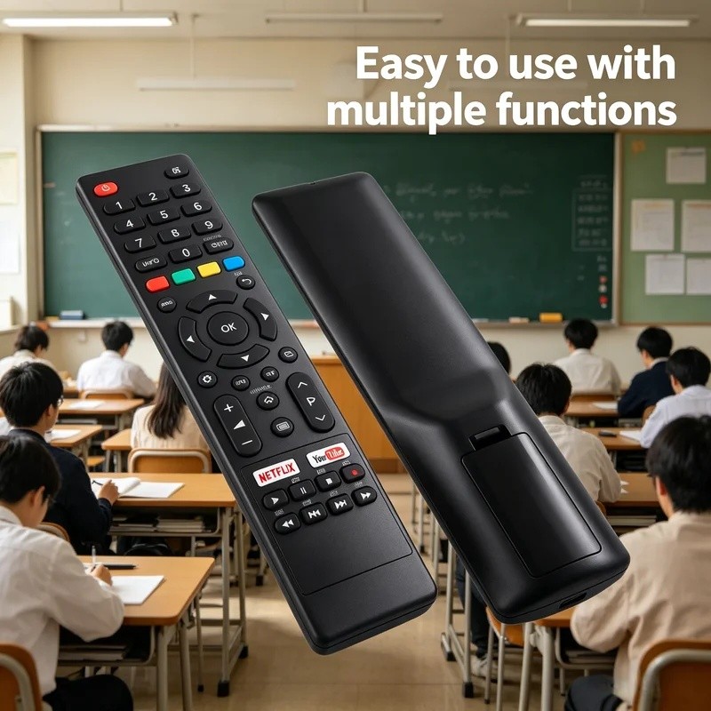 เปลี่ยนรีโมทคอนโทรลสําหรับ JVC TV RM-C3349 RM-C3354 RM-C3348 RM-C3227 ใช้งานร่วมกับ BAUHN 4K Ultra H
