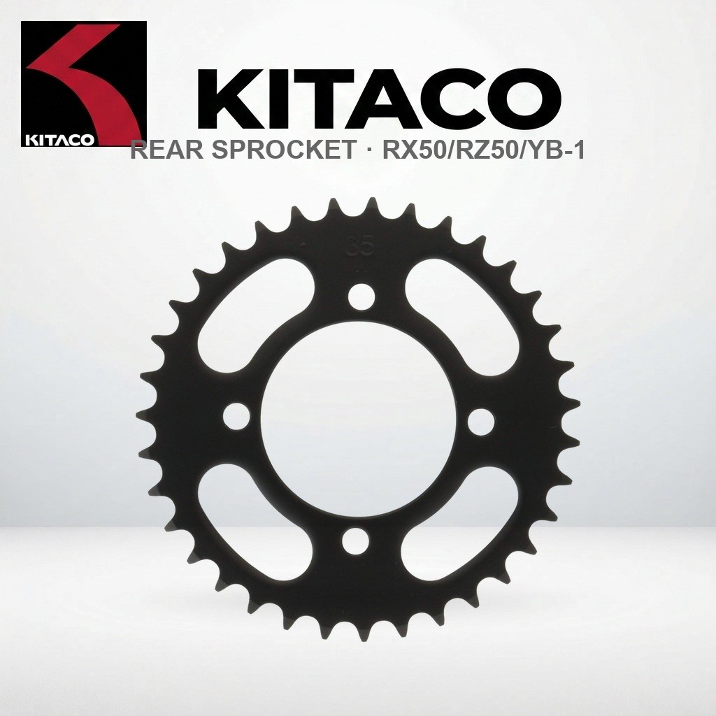 สเตอร์หลัง KITACO สำหรับ Yamaha RX50/RZ50/YB-1 | KITACO Rear Driven Sprocket for RX50/RZ50/YB-1