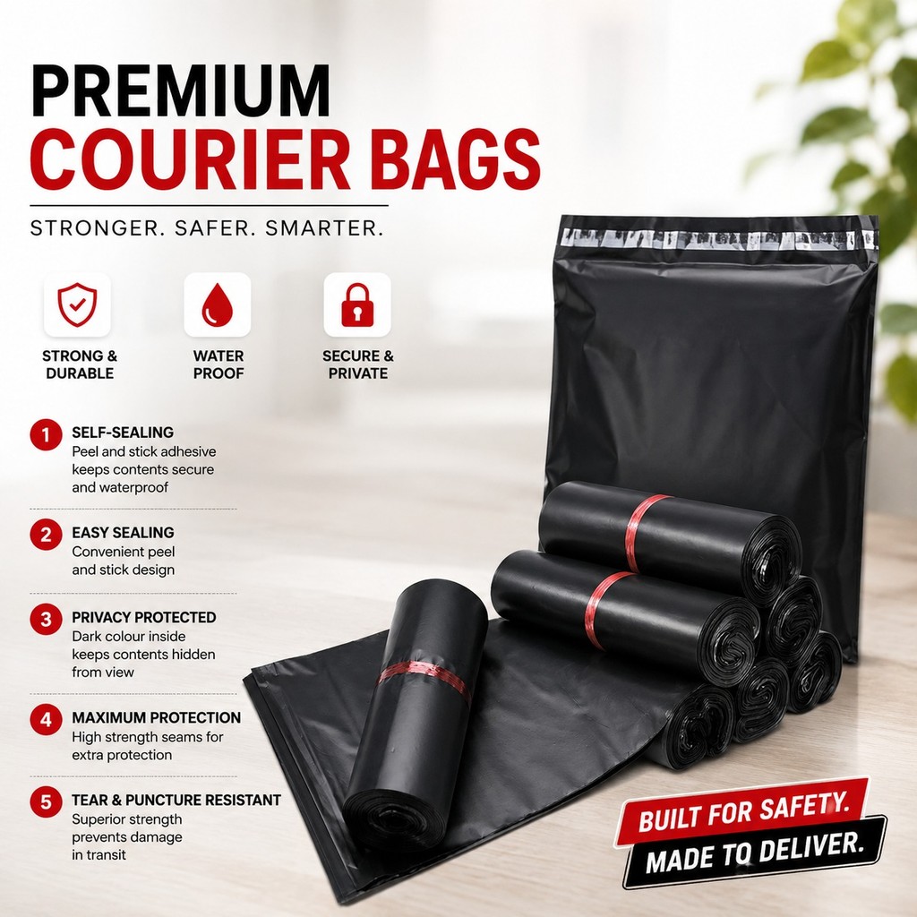 ( 100 ชิ้น ) พัสดุ Flyer ถุงพลาสติก จัดส่งพัสดุ Courier Flyer Bag