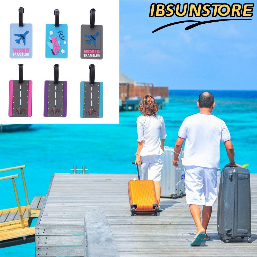 IBSUNSTORE ป้ายกระเป๋าเดินทางกระเป๋าเดินทาง Baggage อุปกรณ์การเดินทาง Baggage Boarding ID ผู้ถือที่อ