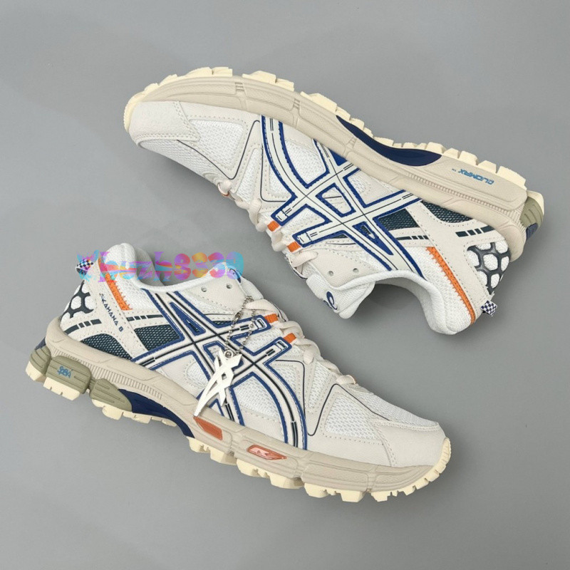 Kahana 8 ผ้าหนังสังเคราะห์ Shock-Absorbing Breathable Low-Top Casual Cross-Country Training รองเท้าว