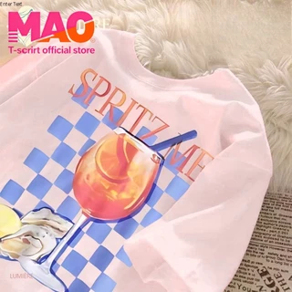 COD✅ (จัดส่งในกรุงเทพฯ) MAO ShopHello Kitt เสื้อยืดแขนสั้นสไตล์ใหม่ฤดูร้อนหลวม Hello Kitt Top