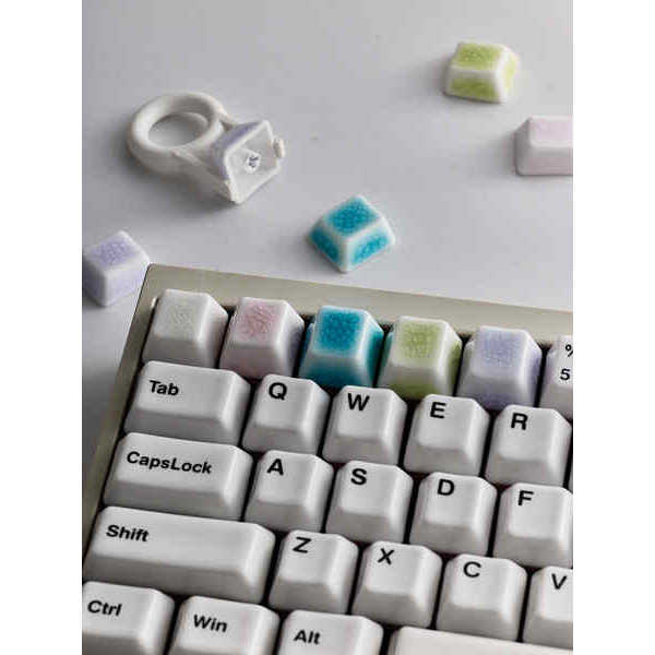 [รูปแบบใหม่] Original Unique Keycap Porcelain Force MAGCERA Ice Cracked Ceramic Keycap ESC Single Me