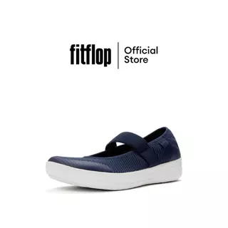 FITFLOP COMM-UBERKNIT MARY JANES รองเท้าทรงบัลเล่ต์ผู้หญิง รุ่น L27-443 สี BLUE