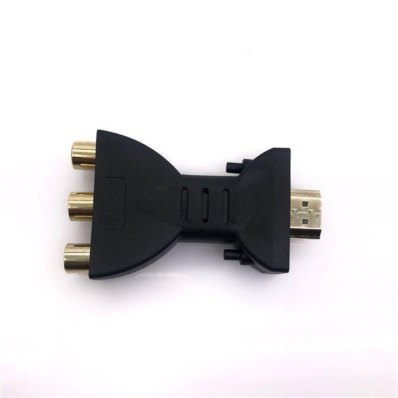 อะแดปเตอร์แปลง HDMI เป็น AV สีแดงสีขาวสีเหลือง HDMI เป็น AV HD hdmi เป็น av 3rca อะแดปเตอร์สายเคเบิล