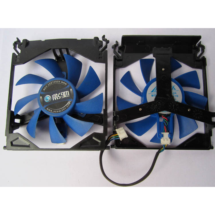 [หม้อน้ําขายร้อน] GTS450 GTX460 GTX550Ti GTX450 GTX450 ทั่วไปสีดําพัดลมการ์ดกราฟิกทั่วไป