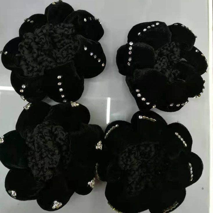 . jbt003.th ร้อนร้อนร้อนดอกไม้发网工网网用用品装网 理发黑头饰Profeional Headflower Hairnet Work Webbag witf2u5lCF