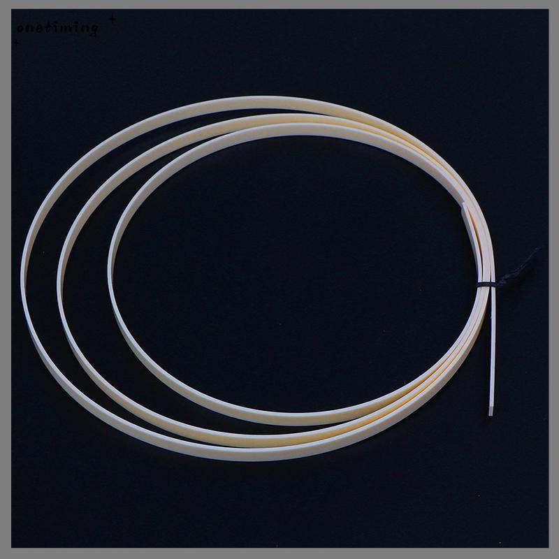 Onetimingsuper5p ABS Guitar binding inlay purfling strip cream Color 1650  6 . 5mm PER