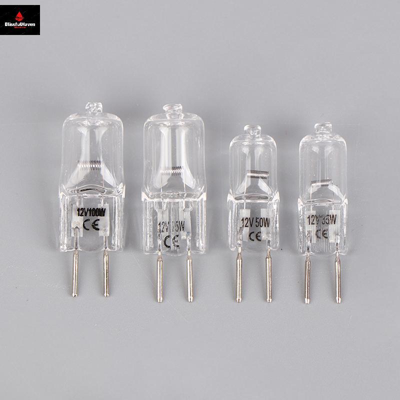 1 PC G6.35 12V 20W 35W 50W 70W 100W หลอดไฟทํางานหลอดไฟ G6.35 Aroma โคมไฟ G6.35 กล้องจุลทรรศน์หลอดไฟ