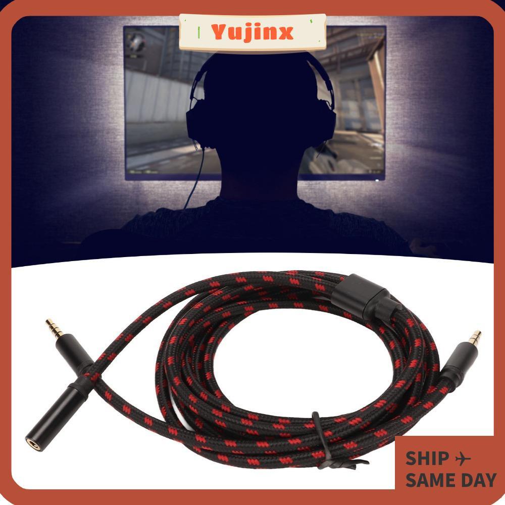 YUJINX Chat Adapter Cable, 270 ซม./8.9ft 3.5 มม.Chat Link Cable, ปลั๊กแอนด์เพลย์แบบยืดหยุ่นสําหรับ E