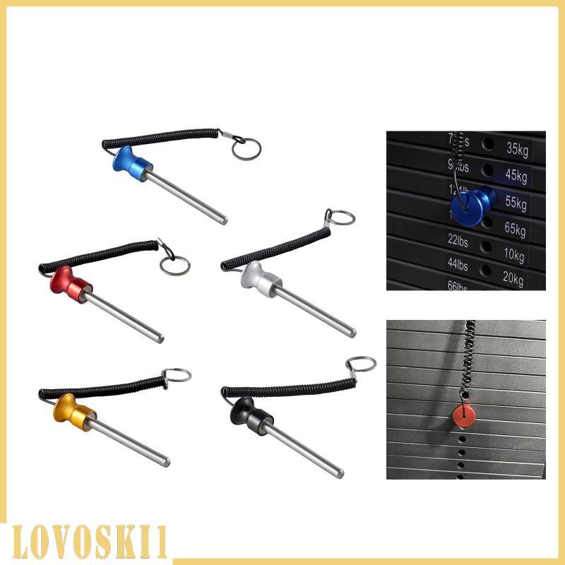 [Lovoski1] อุปกรณ์ออกกําลังกายน้ําหนักStack PinเพาะกายยิมPin GripโหลดPinอลูมิเนียมสําหรับDropset Gym