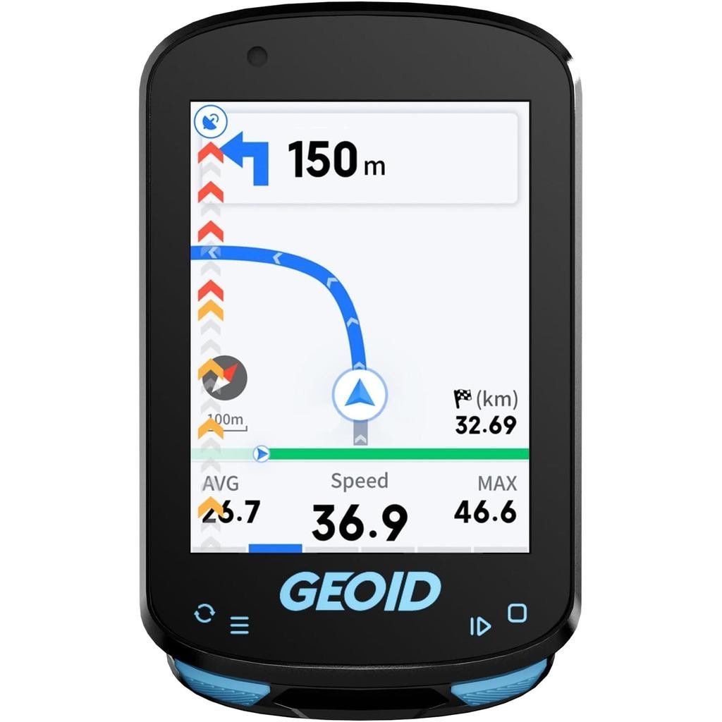 GEOID CC600 Color Screen Bike/ Cycling Computer Wireless - Route Navigation with Reroute Planing, Wi