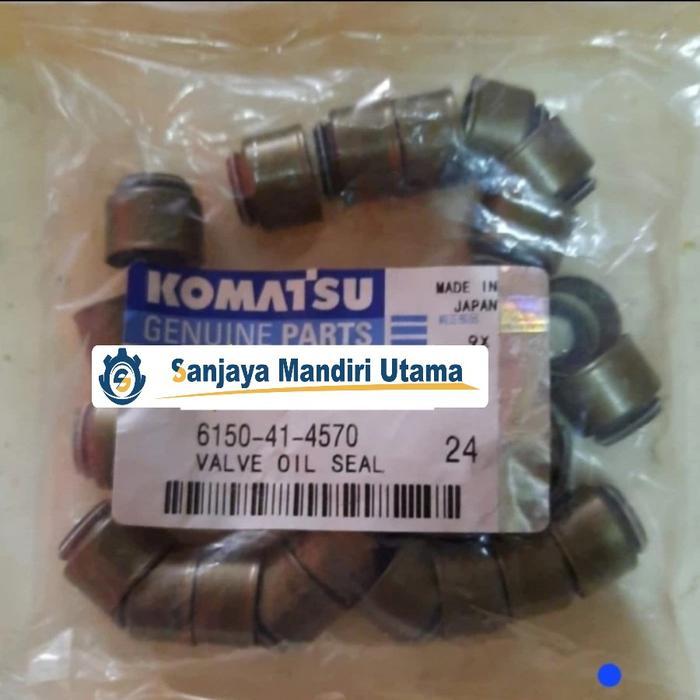 วาล์วซีล 6150-41-4570 KOMATSU 6D125 S6D125 S6D105