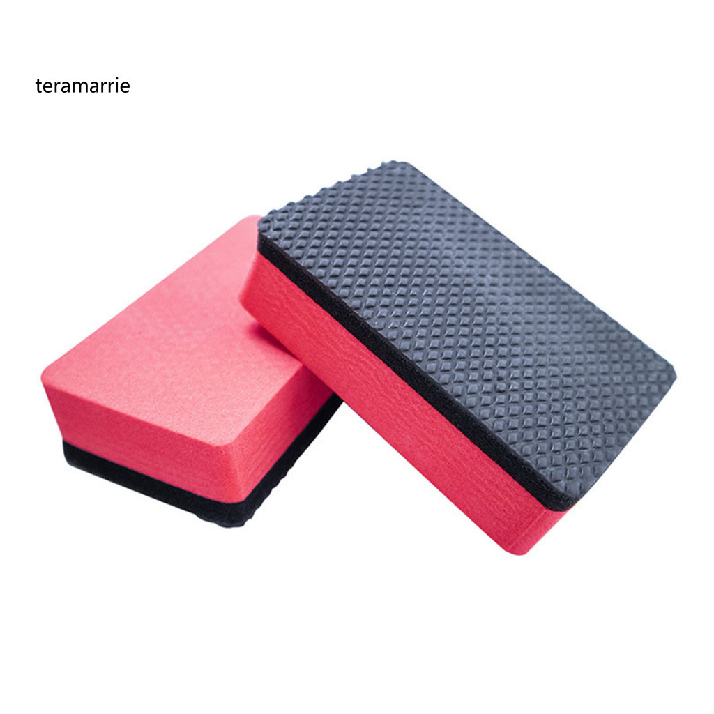 [TR] 2 ชิ้นรถ Magic Clay Bar Pad บล็อกทําความสะอาดยางลบภาษาโปลิชคําเครื่องซักผ้าเครื่องมือ