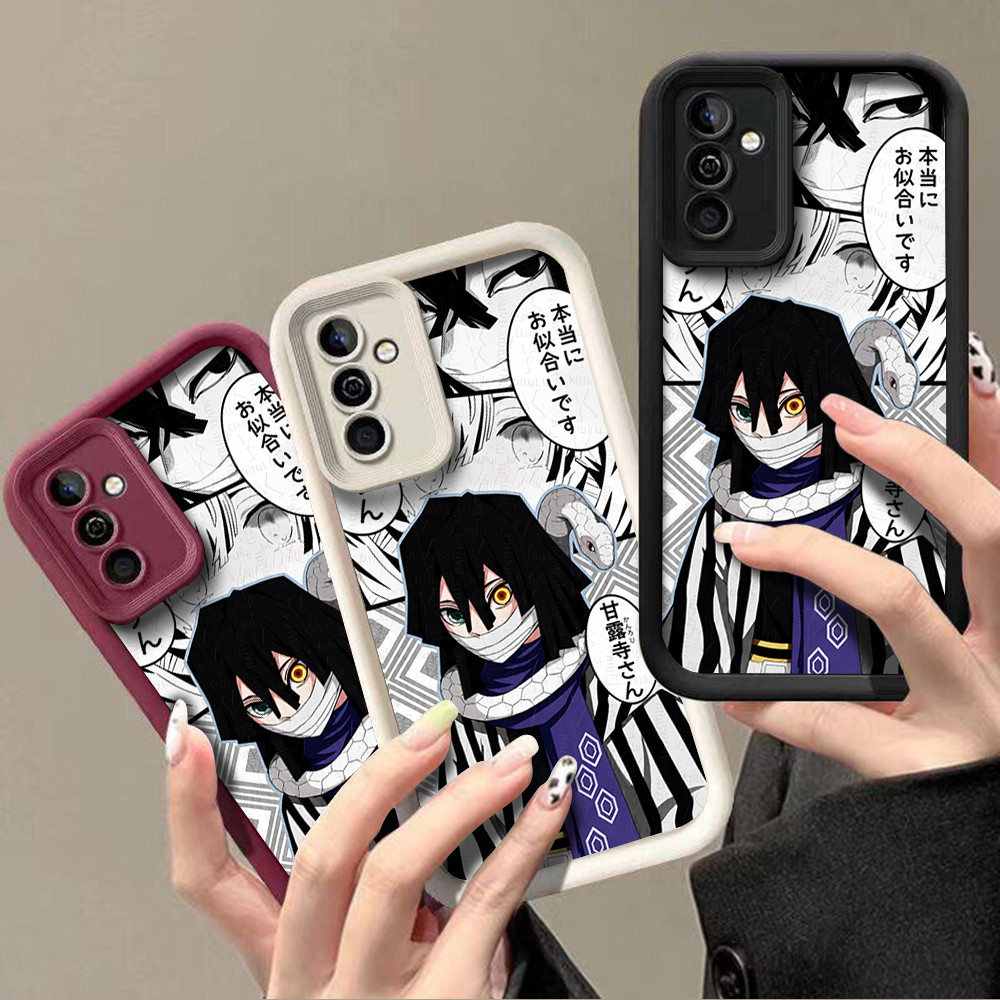 แฟชั่น Obanai Iguro ออกแบบเคส Samsung สําหรับ A06,A23,A13,A12,M12,A03s,A02s,M02s,S25 Ultra,A55