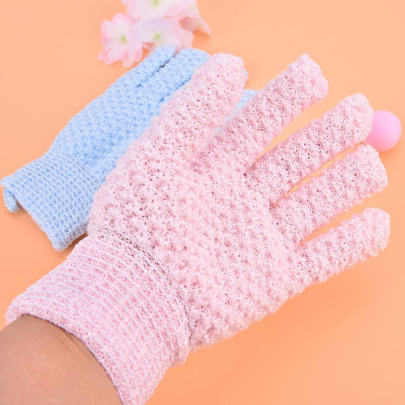 พร combedhamsssng Peeling Exfoliating Mitt Glove สําหรับฝักบัวถุงมือขัดฟองน้ํา SPA Bath Glove COD