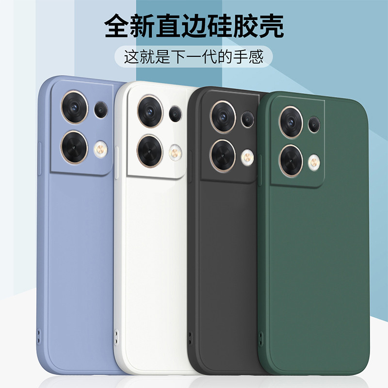 เหมาะสําหรับ opporeno13 เคสโทรศัพท์ใหม่ reno13pro เคสป้องกัน OPPO ซิลิโคนเหลว 0pp0 ขอบตรงรวมทุกอย่าง