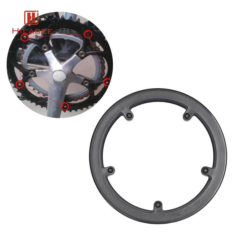 HILABEE อุปกรณ์จักรยาน MTB Chainring Protector 44T พลาสติก Crankset Guard สําหรับโซ่ป้องกันและซ่อม
