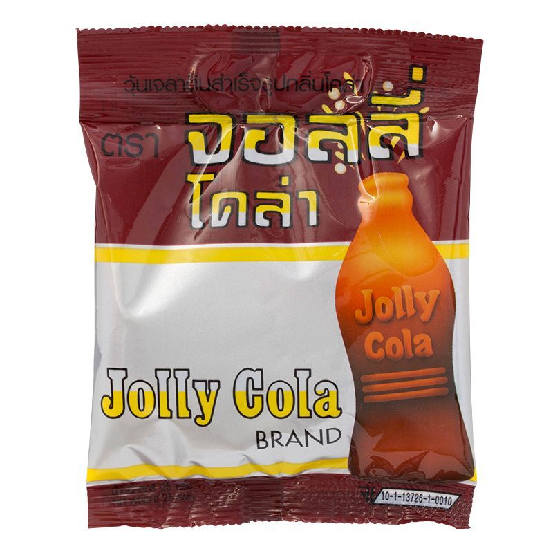 จอลลี่กัมมี่รสโคล่า 25กรัม Jolly Cola Jelatin 25g. [หมายเลขบาร์โค้ด 8850587000427]
