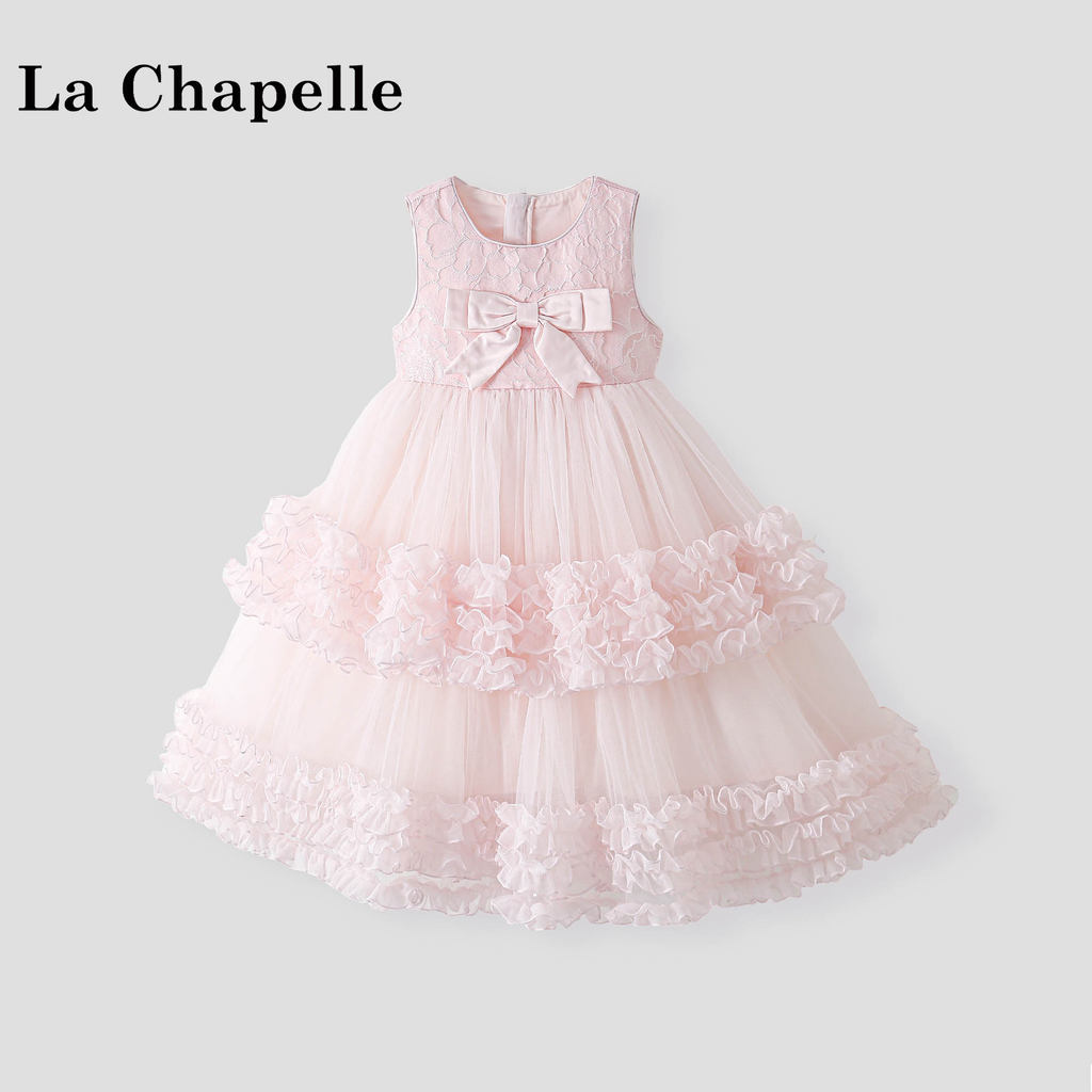 La Chapelle [La Chapelle] Summer Sweet Girl Bow Fluffy Dress LD2271