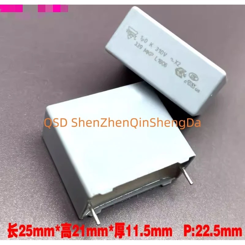 10 ชิ้น/แบทช์ bc mkp339 1uf 105 1.0 uf 310v X2 1u0 K 310V p22.5 มม.