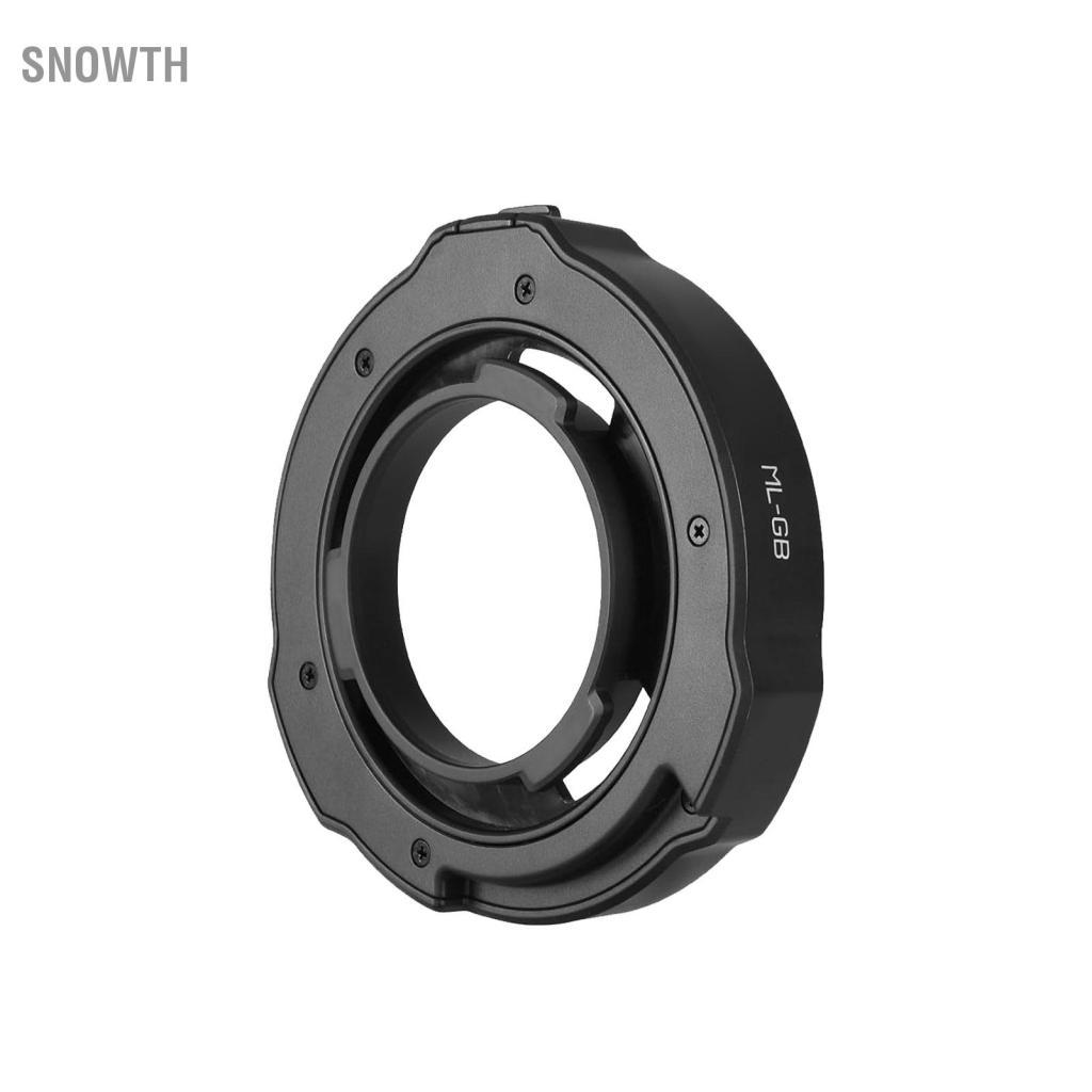 Snowth Snowth Godox ML-GB Bayonet อะแดปเตอร์สำหรับ AD300Pro AD400Pro ML100R ML100Bi ML60IIBi ML30 ML