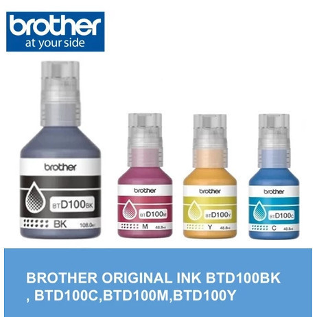 BROTHER INK Cartridge BT-D100 BK+C+M+Y และ PACK 4 สี