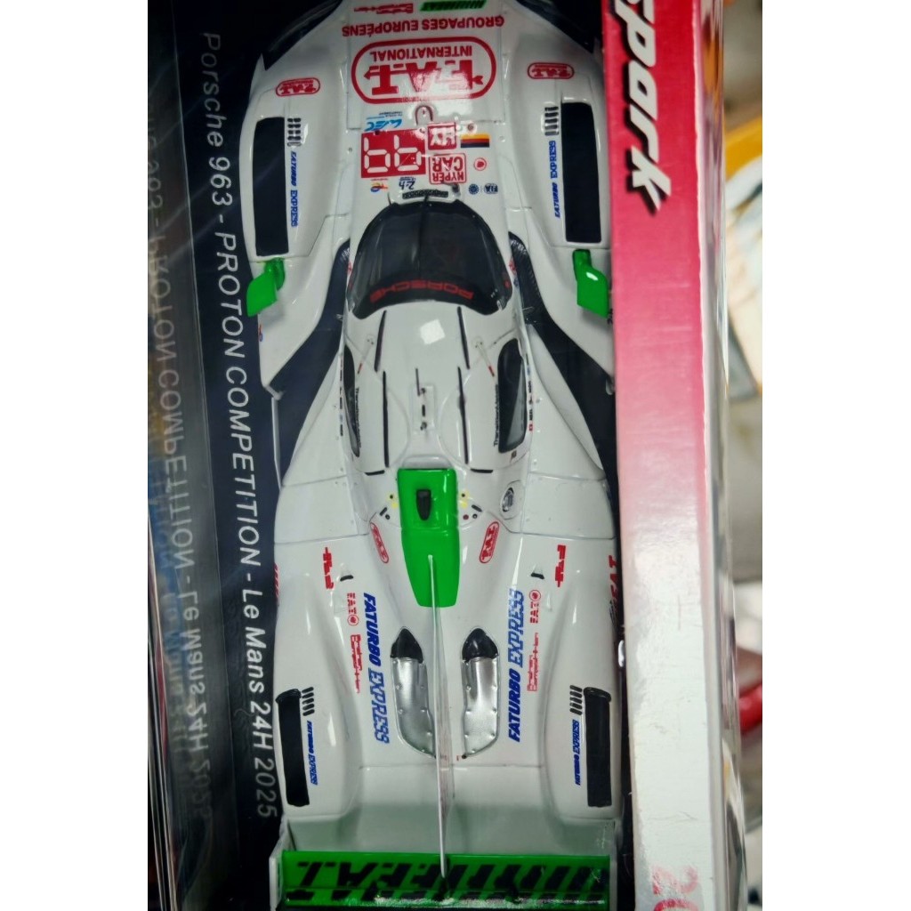 [สต๊อกพร้อม] SPARK Racing Model 1/43 2024 Le Mang PORSCHE PORSCHE 963 99 #