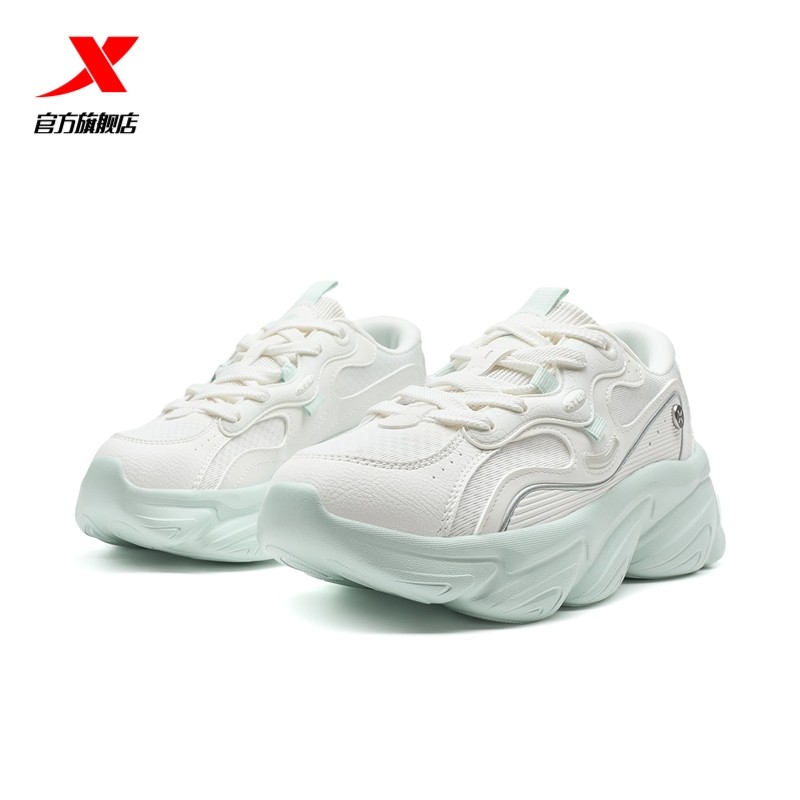 Tebu Egg Roll Shoes รองเท้าผู้หญิงฤดูร้อน All-Match Retro Daddy รองเท้าน้ําหนักเบากีฬารองเท้ารองเท้า