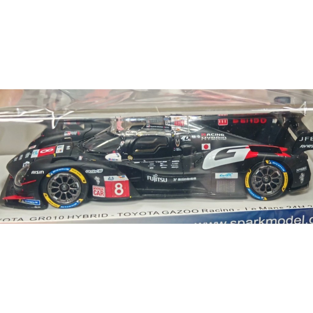 现货赛车模型 Spark 1:43 田/GR010 2025Mango 8号 toyota