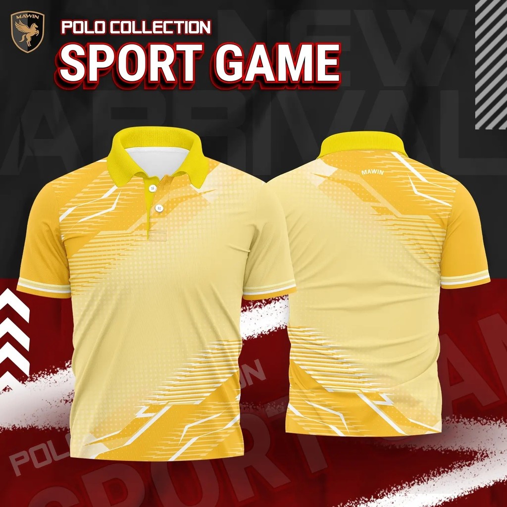 MAWIN เสื้อโปโล SPORT GAME Special Flash Live