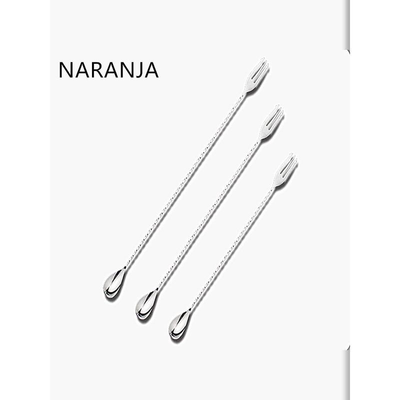 [ส่วนลดร้านค้าใหม่] NARANJA Bar Spoon นําเข้า Fine Thread Bar Spoon ช้อนกวน YUKIWA Bar ช้อนผสม ช้อนก