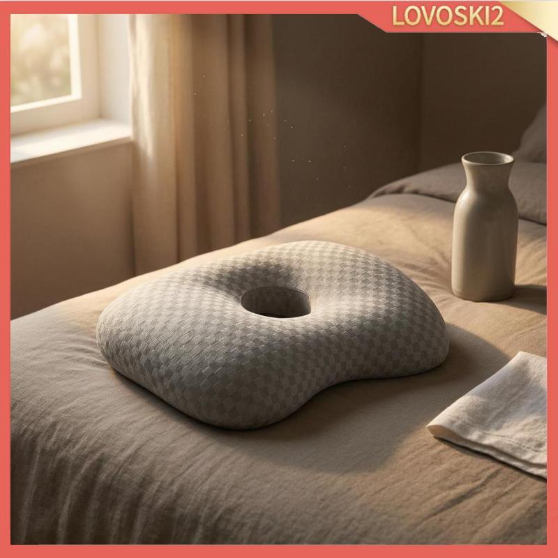 [Lovoski2] หมอนรูหูนุ่มด้านข้าง Sleeper หมอน Contoured Cushion มุมโค้งมน