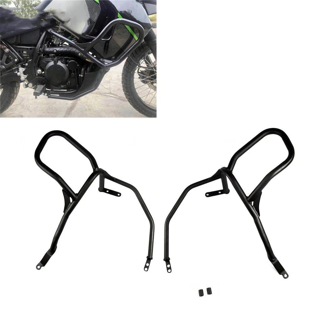 A-รถจักรยานยนต์ด้านหลัง Crash Bar เครื่องยนต์ถังกันชน Fairing สำหรับ Kawasaki KLR650 KLR 650 KL650E 