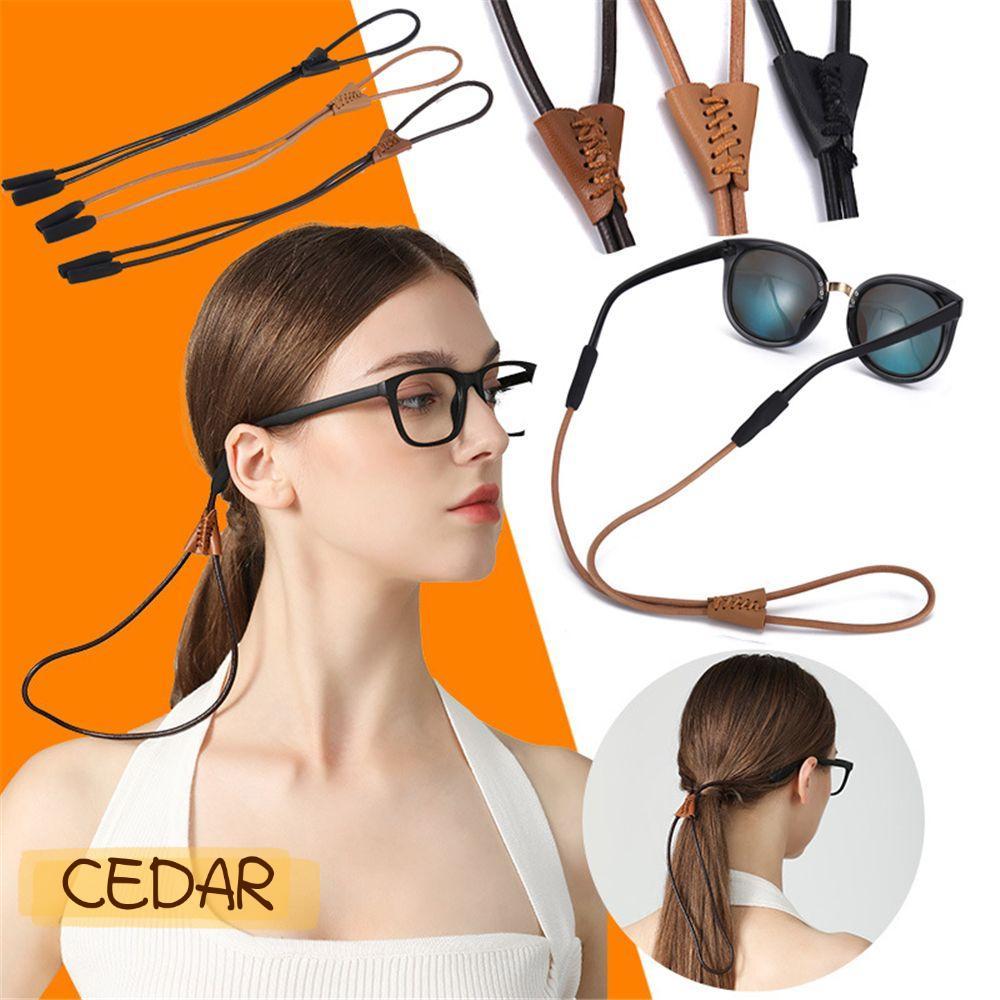 CEDAR  เชือกแว่นตาปรับได้ สายคล้องคอ ที่ยึดสาย กีฬา สายคล้องแว่นตา