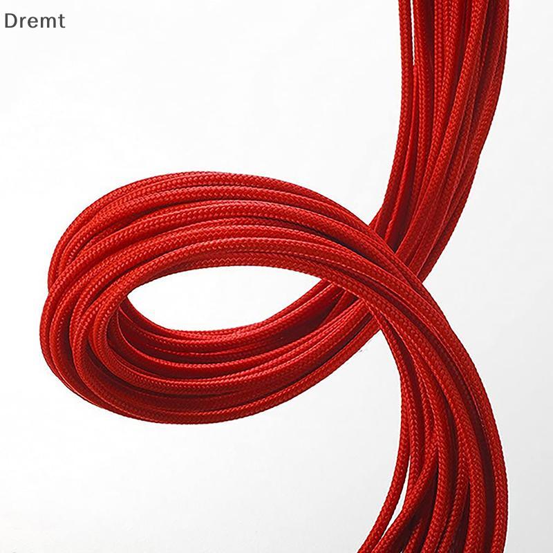 Dremt PSU ATX 24Pin สายไนลอนถัก 8-pin 6 + 2pin สายไฟ 24-pin เมนบอร์ดสําหรับคอมพิวเตอร์พีซีกรณีสายไฟช