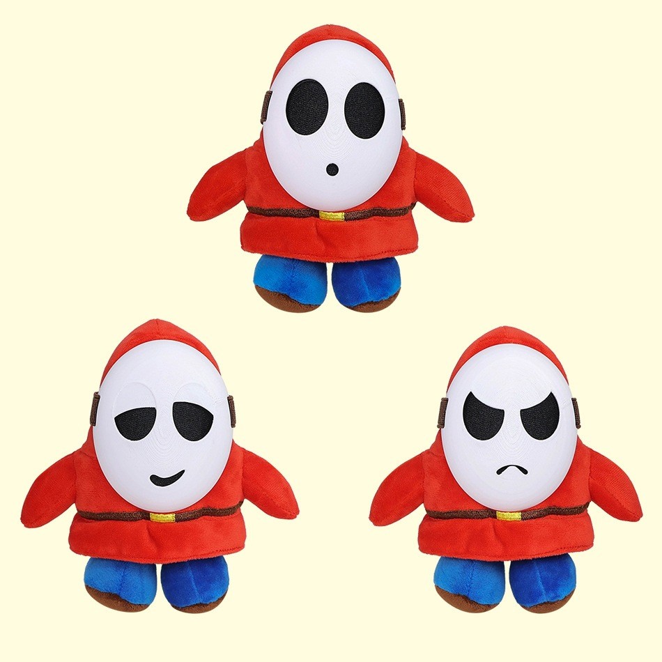 14 ซม.Ainme Shy Guy ของเล่นตุ๊กตาน่ารัก Cheep Cheep Ninji Shy Guy King Boo Goomba Bullet Bill Nabbit